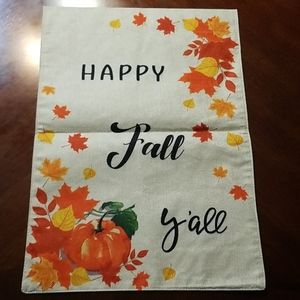 Happy Fall Yall Garden Flag